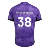 Camiseta Liverpool Ryan Gravenberch #38 Tercera Equipación Replica 2023-24 mangas cortas